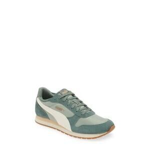 PUMA Women's Green Sr. Siege Leo Running Sneaker